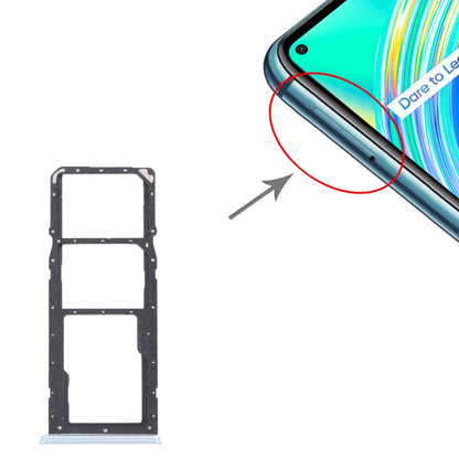 Pour OPPO Realme C17 RMX2101 Plateau de carte SIM + Plateau de carte SIM + Plateau de carte Micro SD, For OPPO Realme C17