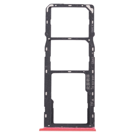 Pour OPPO Realme C12 RMX2189 plateau de carte SIM + plateau de carte SIM + plateau de carte Micro SD, For OPPO Realme C12