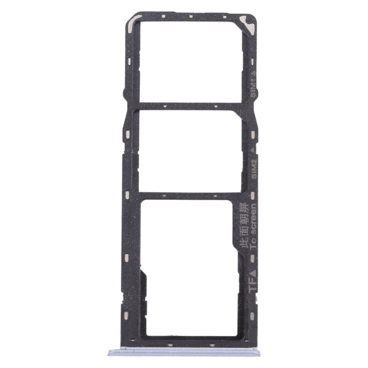 Pour OPPO Realme C12 RMX2189 plateau de carte SIM + plateau de carte SIM + plateau de carte Micro SD, For OPPO Realme C12