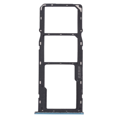 Pour OPPO Realme C3 RMX2027, RMX2020, RMX2021 Plateau de carte SIM + Plateau de carte SIM + Plateau de carte Micro SD, For OPPO Realme C3