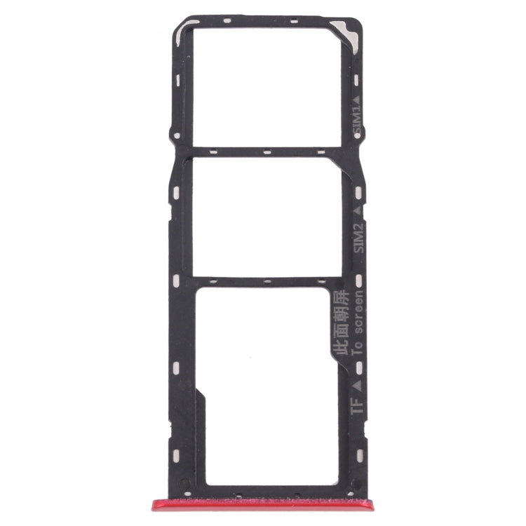 Pour OPPO Realme C3 RMX2027, RMX2020, RMX2021 Plateau de carte SIM + Plateau de carte SIM + Plateau de carte Micro SD, For OPPO Realme C3