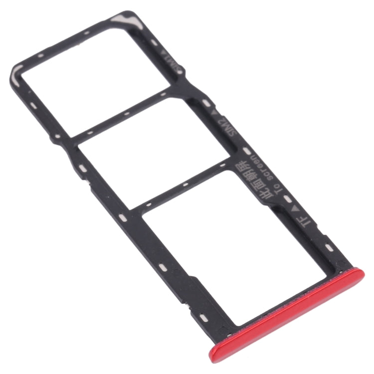 Pour OPPO Realme C3 RMX2027, RMX2020, RMX2021 Plateau de carte SIM + Plateau de carte SIM + Plateau de carte Micro SD, For OPPO Realme C3