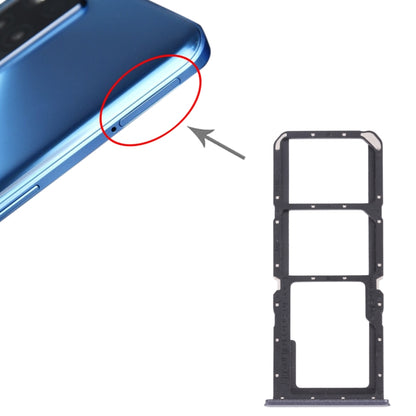 Pour OPPO Realme V13 5G Plateau de carte SIM + Plateau de carte SIM + Plateau de carte Micro SD, For OPPO Realme V13 5G