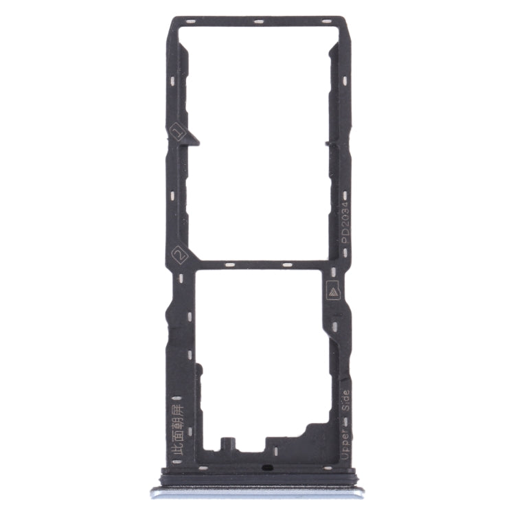 Pour vivo Y30 (Chine) / Y20s V2034A Plateau de carte SIM + Plateau de carte SIM + Plateau de carte Micro SD