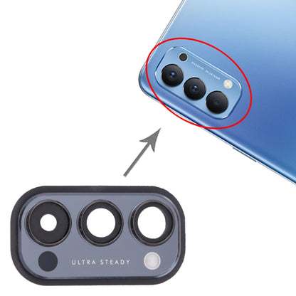 Pour OPPO Reno4 5G PDPM00, PDPT00, CPH2091 Couvercle d'objectif de caméra