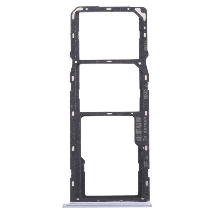 Pour OPPO Realme C15 RMX2180 Plateau de carte SIM + Plateau de carte SIM + Plateau de carte Micro SD, For OPPO Realme C15