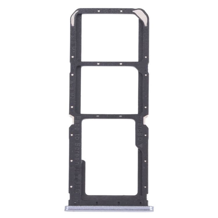 Pour OPPO A55 PEMM00, PEMM20, PEMT00, PEMT20 Plateau de carte SIM + Plateau de carte SIM + Plateau de carte Micro SD