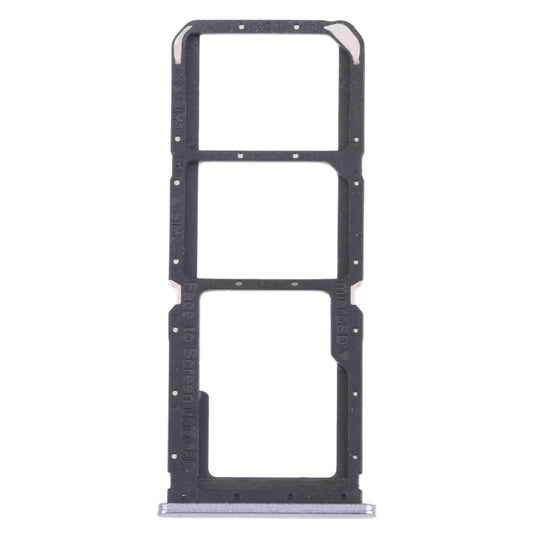 Pour OPPO A55 PEMM00, PEMM20, PEMT00, PEMT20 Plateau de carte SIM + Plateau de carte SIM + Plateau de carte Micro SD
