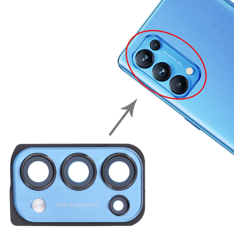 Pour OPPO Reno5 Pro 5G PDSM00, PDST00, CPH2201 Couvercle d'objectif de caméra