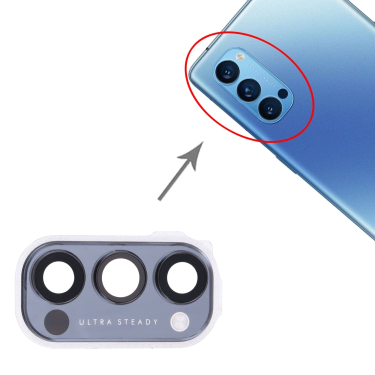 Pour OPPO Reno4 Pro 5G PDNM00, PDNT00, CPH2089 Couvercle d'objectif de caméra