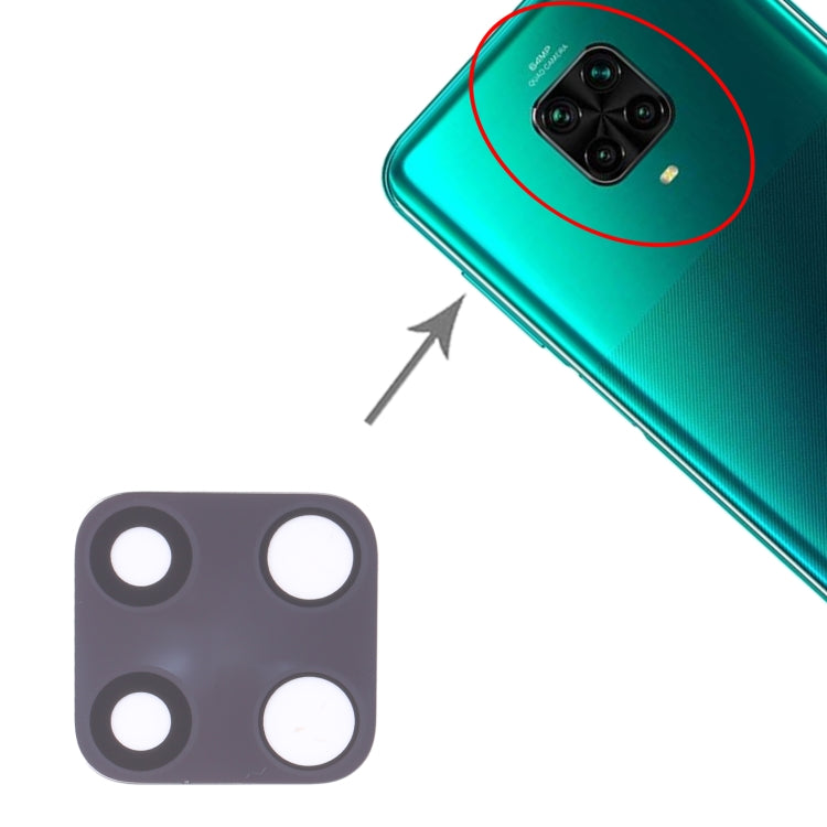 Objectif de caméra arrière 10 PCS pour Xiaomi Redmi Note 9 Pro M2003J6B2G