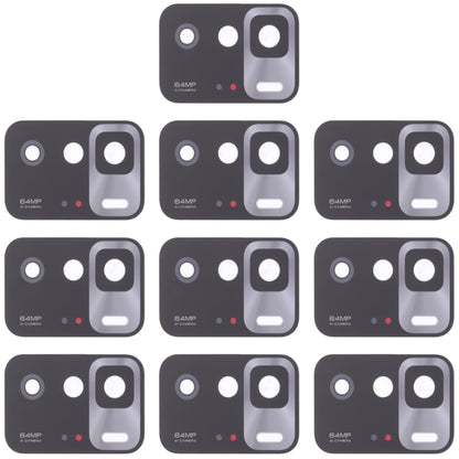 Objectif de caméra arrière 10 PCS pour Xiaomi Redmi Note 10 Pro 5G / Poco X3 GT