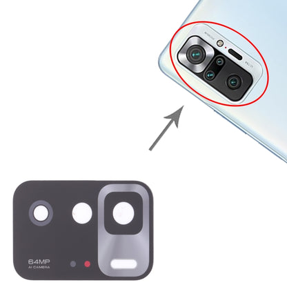 Objectif de caméra arrière 10 PCS pour Xiaomi Redmi Note 10 Pro 5G / Poco X3 GT