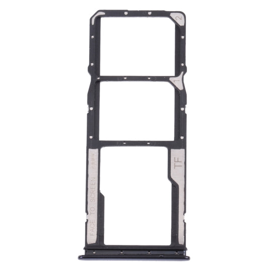Tiroir Carte SIM + Tiroir Carte SIM + Tiroir Carte Micro SD pour Xiaomi Redmi Note 10 4G / Redmi Note 10S M2101K7AI, M2101K7AG, M2101K7BG, M2101K7BI, M2101K7BNY, M2101K7BL