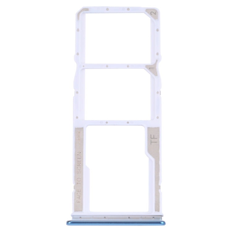 Tiroir Carte SIM + Tiroir Carte SIM + Tiroir Carte Micro SD pour Xiaomi Redmi Note 10 4G / Redmi Note 10S M2101K7AI, M2101K7AG, M2101K7BG, M2101K7BI, M2101K7BNY, M2101K7BL
