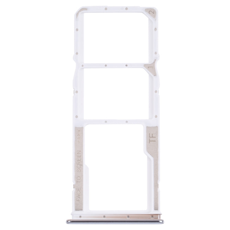 Tiroir Carte SIM + Tiroir Carte SIM + Tiroir Carte Micro SD pour Xiaomi Redmi Note 10 4G / Redmi Note 10S M2101K7AI, M2101K7AG, M2101K7BG, M2101K7BI, M2101K7BNY, M2101K7BL