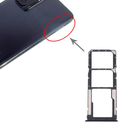 Plateau pour carte SIM + plateau pour carte SIM + plateau pour carte Micro SD pour Xiaomi Redmi Note 10 Pro 4G / Redmi Note 10 Pro Max / Redmi Note 10 Pro (Inde) M2101K6G, M2101K6R, M2101K6I, M2101K6P