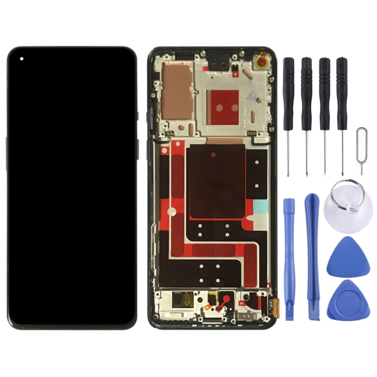 Pour OnePlus 9 LE2113 LE2111 LE2110 numériseur assemblage complet avec cadre écran LCD d'origine