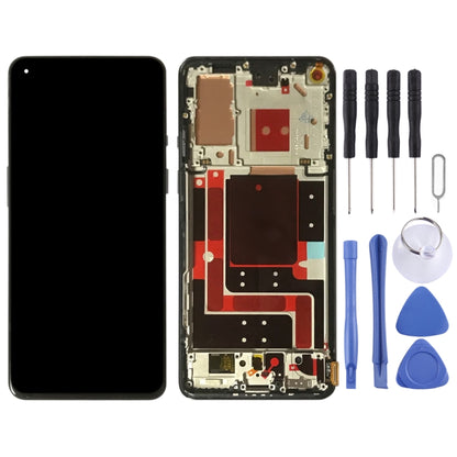 Pour OnePlus 9 LE2113 LE2111 LE2110 numériseur assemblage complet avec cadre écran LCD d'origine