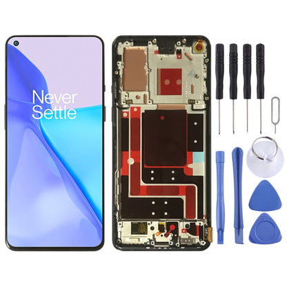 Pour OnePlus 9 LE2113 LE2111 LE2110 numériseur assemblage complet avec cadre écran LCD d'origine