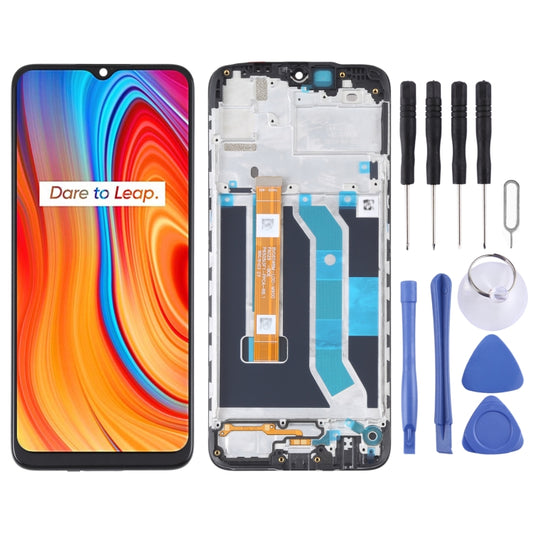 Écran LCD et numériseur assemblage complet avec cadre pour OPPO Realme C3 / C3i RMX2027 RMX2020 RMX2021