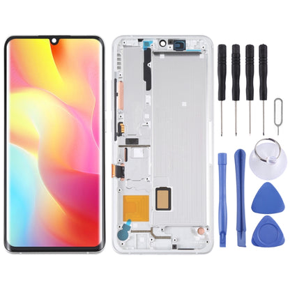 Écran LCD matériel AMOLED et numériseur assemblage complet avec cadre pour Xiaomi Mi Note 10 Lite M2002F4LG