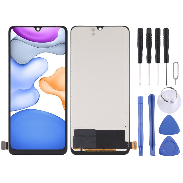 Écran LCD en matériau TFT et numériseur complet (ne prenant pas en charge l'identification par empreinte digitale) pour Vivo S9e/V21 4G V2066, V2108 / V21 5G V2050 / Y71t V2102A / S15e V2190A