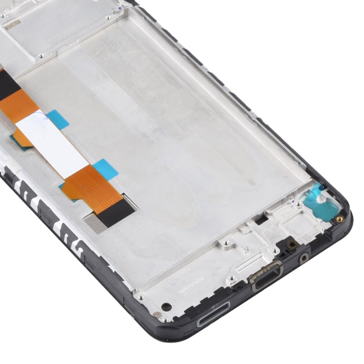 Écran LCD d'origine et numériseur assemblage complet avec cadre pour Xiaomi Redmi Note 9 5G / Redmi Note 9T 5G M2007J22C