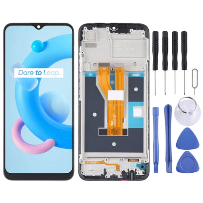 Écran LCD d'origine et numériseur complet avec cadre pour OPPO Realme C20 / Realme C21 / Realme C11 (2021)