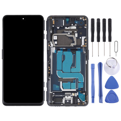 Écran LCD d'origine et numériseur complet avec cadre pour Xiaomi Black Shark 4 / Black Shark 4 Pro SHARK PRS-H0, SHARK PRS-A0