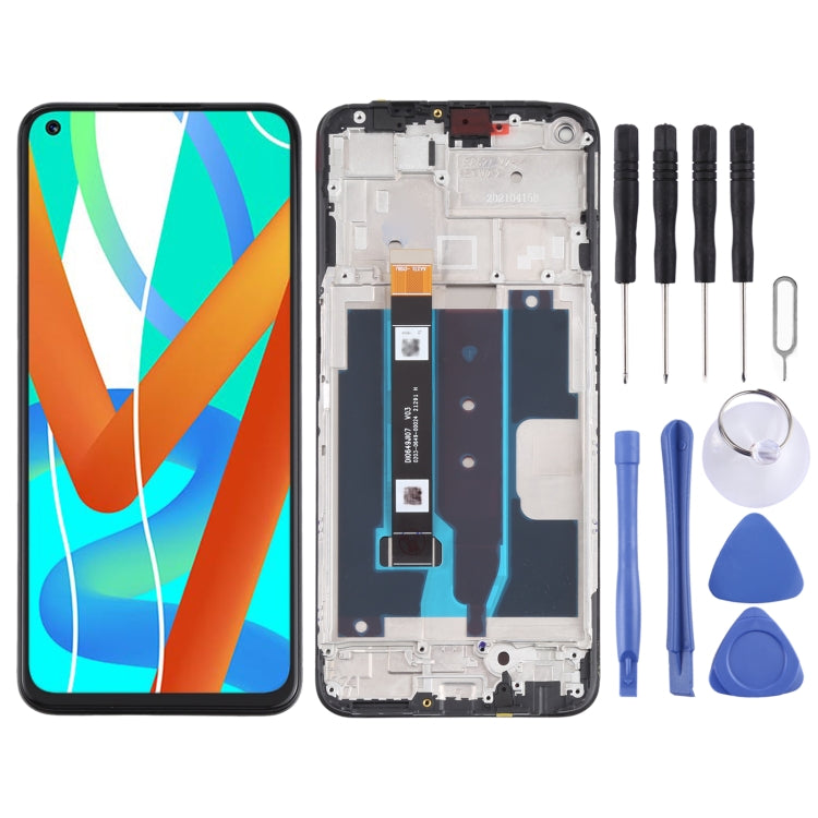 Écran LCD d'origine et numériseur complet avec cadre pour OPPO Realme V13 5G