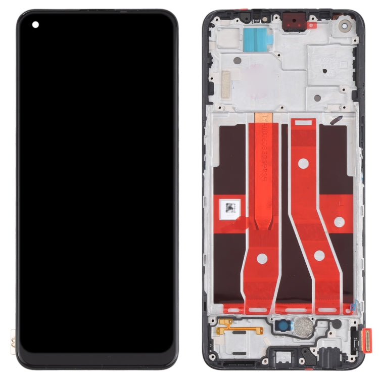 Écran LCD d'origine et numériseur complet avec cadre pour OPPO Reno4 SE PEAT00 PEAM00