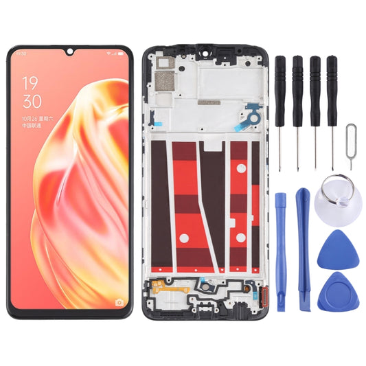 Écran LCD d'origine et numériseur, assemblage complet avec cadre pour OPPO A91 PCPM00 CPH2001 CPH2021