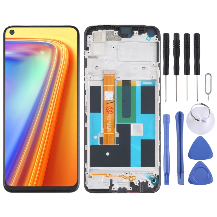 Écran LCD et numériseur complet avec cadre pour OPPO Realme 7 (Asie) 4G RMX2151 RMX2163