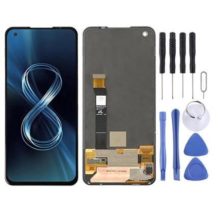 Écran LCD matériel AMOLED et numériseur assemblage complet pour Asus Zenfone 8 ZS590KS-2A007EU I006D