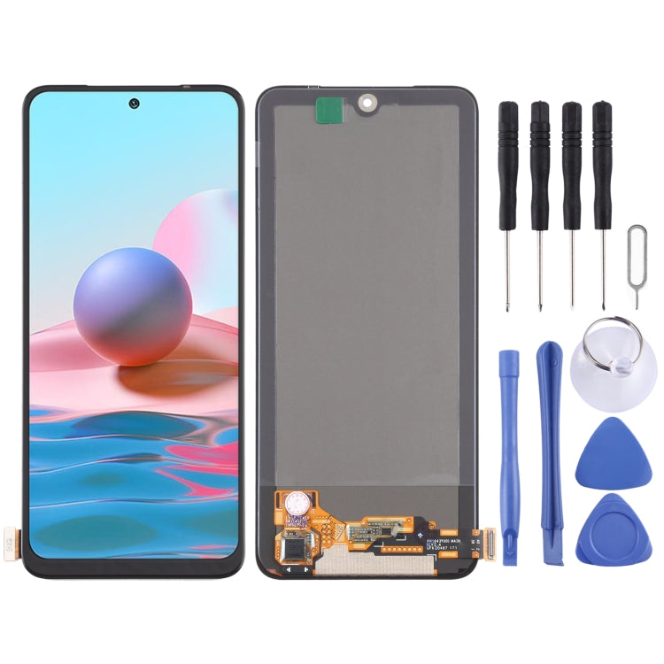 Écran LCD et numériseur en matériau OLED pour Xiaomi Redmi Note 10 4G / Redmi Note 10S / Redmi Note 11 SE India / Poco M5s M2101K7BG, M2101K7BI, M2101K7BNY, M2101K7BL, M2101K7AI, M2101K7AG