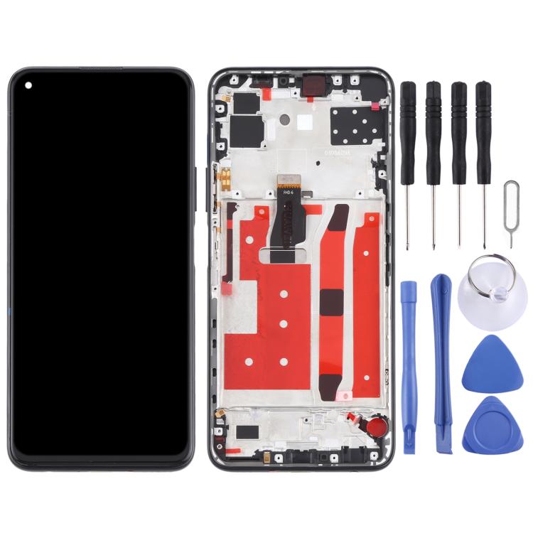 Écran LCD et numériseur complet avec cadre pour Huawei P40 Lite 5G