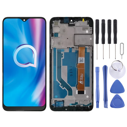 Écran LCD et numériseur assemblage complet avec cadre pour Alcatel 1S 2020 OT5028 5028 5028Y 5028A 5028D 5028U