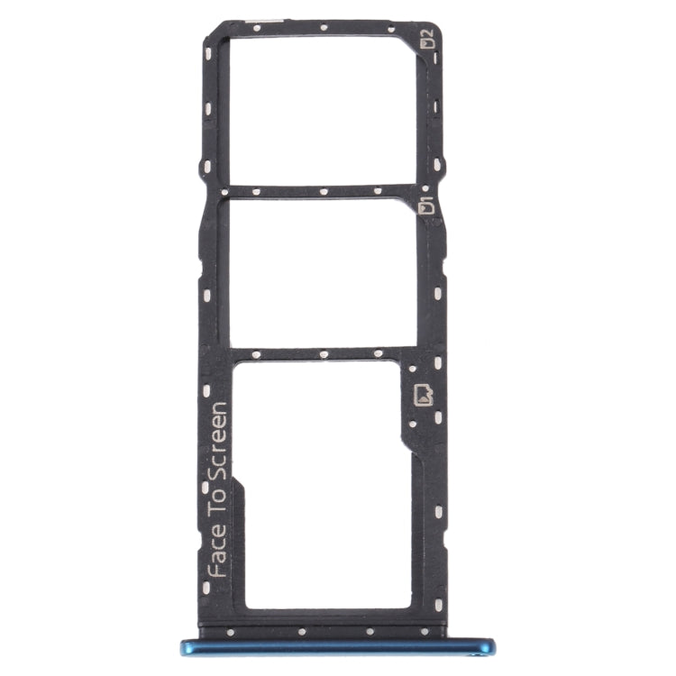 Pour ZTE Blade V40 Vita Plateau de carte SIM + Plateau de carte SIM + Plateau de carte Micro SD