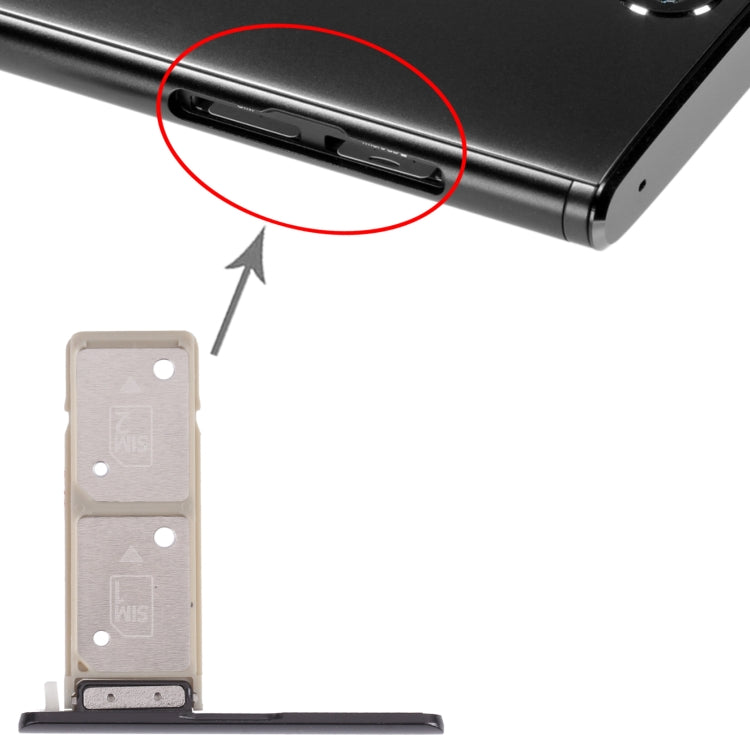 Tiroir Carte SIM + Tiroir Carte SIM pour Sony Xperia XA2 Plus