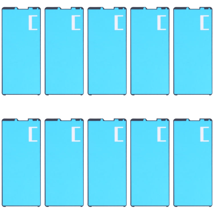 10 PCS Adhésif d'origine pour boîtier avant pour Sony Xperia 10 III / Xperia 10 II