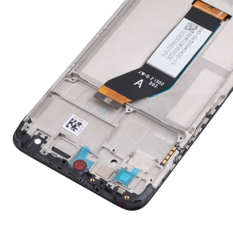 Écran LCD d'origine et numériseur complet avec cadre pour Xiaomi Redmi 10 21061119AG