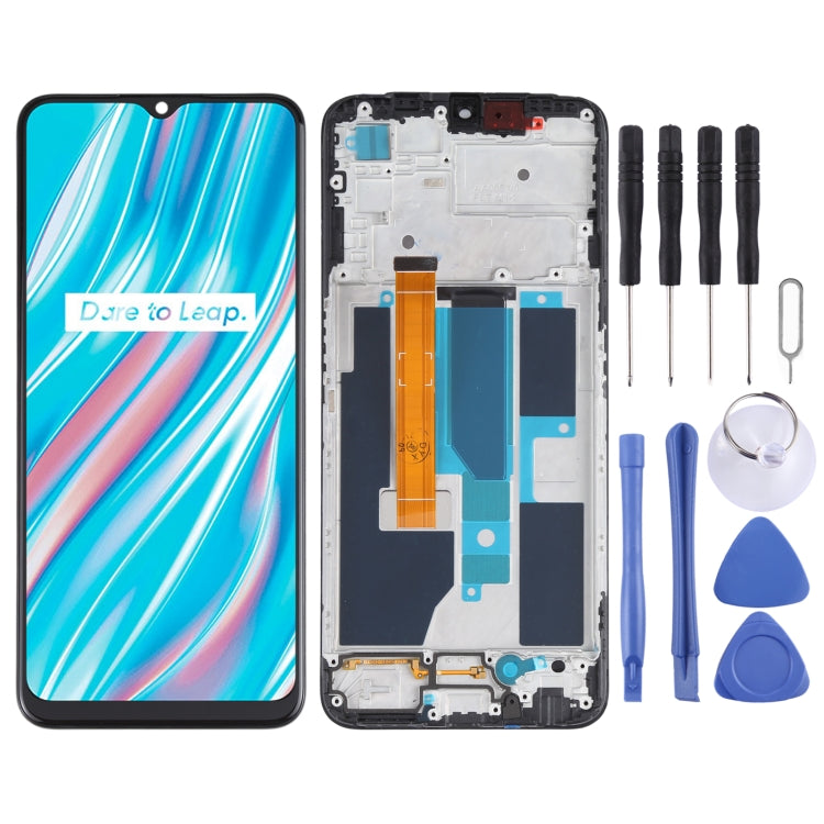 Écran LCD d'origine et numériseur, assemblage complet avec cadre, pour OPPO A55 5G / Realme V11 5G PEMM00 PEMM20 PEMT00 PEMT20