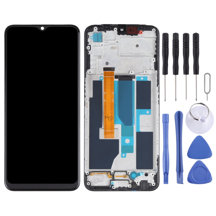 Écran LCD d'origine et numériseur, assemblage complet avec cadre, pour OPPO A55 5G / Realme V11 5G PEMM00 PEMM20 PEMT00 PEMT20