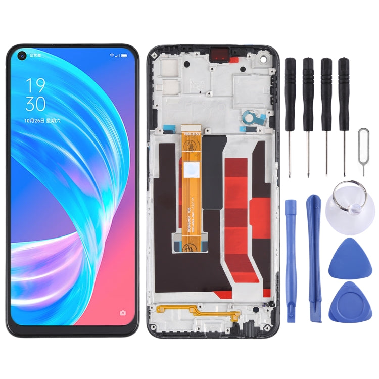 Écran LCD d'origine et numériseur complet avec cadre pour OPPO A72 5G