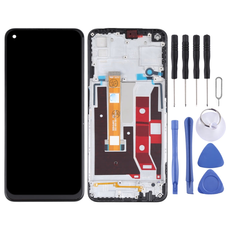 Écran LCD d'origine et numériseur complet avec cadre pour OPPO A53 5G PECM30 PECT30