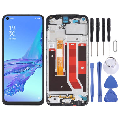 Écran LCD d'origine et numériseur complet avec cadre pour OPPO A53 4G CPH2127 CPH2131