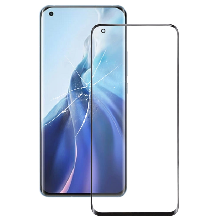 Lentille extérieure en verre de l'écran avant pour Xiaomi Mi 11 M2011K2C M2011K2G