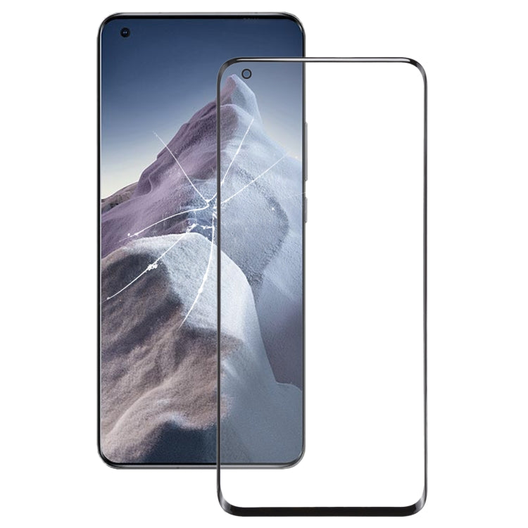 Lentille extérieure en verre de l'écran avant pour Xiaomi Mi 11 Ultra M2102K1G M2102K1C