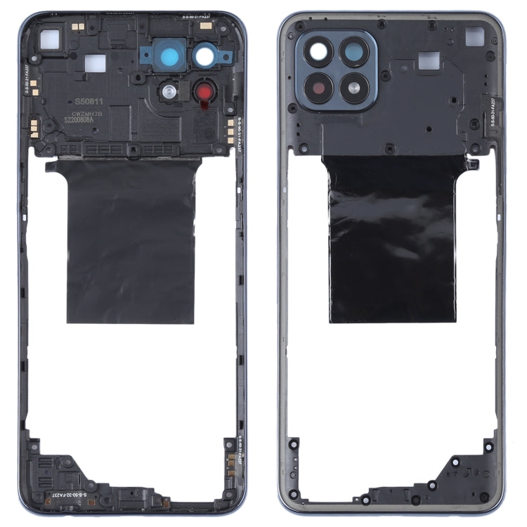 Pour OPPO Reno4 SE/A93 4G/OPPO Reno4 F/Reno4 Lite/F17 Pro PEAT00, PEAM00 plaque de lunette de cadre central d'origine